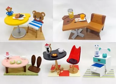 全5種セット 「ミニコレ どうぶつ店長シリーズ あにまるインテリア」