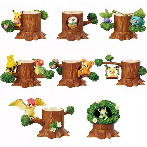 全8種セット 「ポケットモンスター あつめて!かさねて!ポケモンの森」