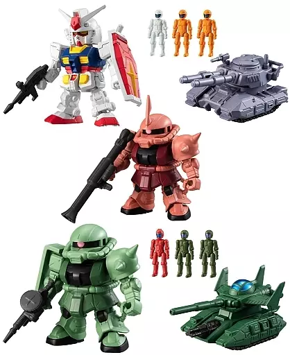 食玩　トレーディングフィギュア　全5種セット 「機動戦士ガンダム マイクロウォーズ」