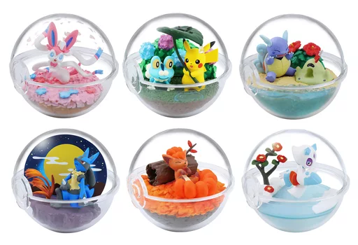 食玩　トレーディングフィギュア　全6種セット 「ポケットモンスター テラリウムコレクション Four Seasons」