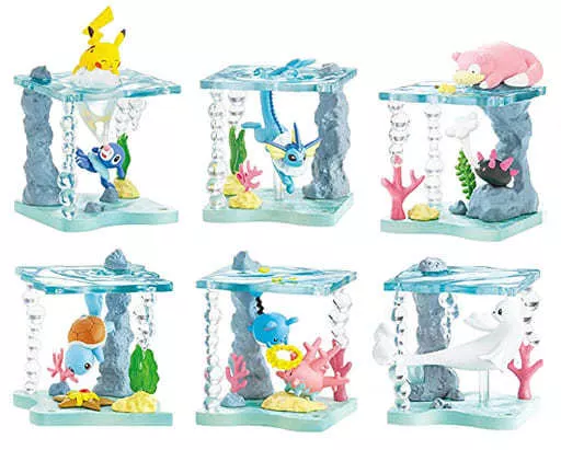 食玩　トレーディングフィギュア　全6種セット 「ポケットモンスター あつめて ひろがる!ポケモンワールド きらめきの海」