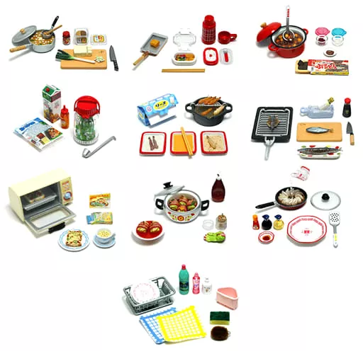 食玩　トレーディングフィギュア　ノーマル10種セット 「ぷちサンプルシリーズ21 ごはんま～だ?!」