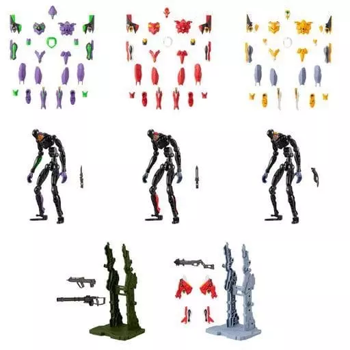 食玩　トレーディングフィギュア　全8種セット 「EVA-FRAME：ヱヴァンゲリヲン新劇場版01」