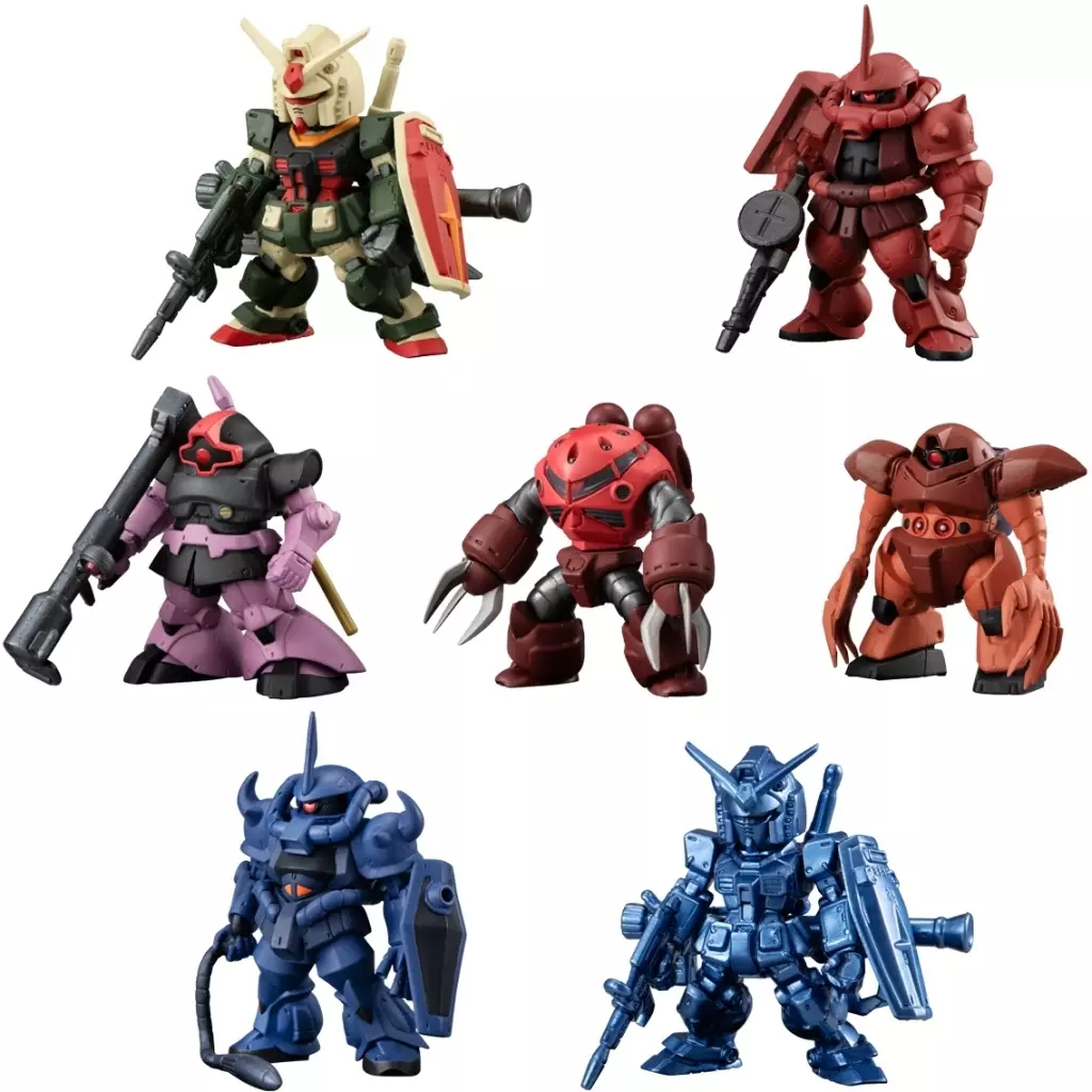 食玩　トレーディングフィギュア　全7種セット 「FW GUNDAM CONVERGE ♯MOVIE VISUAL SELECTION」