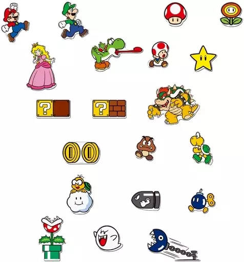 食玩　雑貨　全20種セット 「スーパーマリオ キャラマグネッツ」
