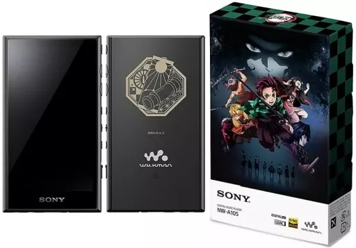 ポータブルオーディオ　ウォークマン 16GB 「鬼滅の刃」コラボレーションモデル 竈門炭治郎＆竈門禰豆子 (ブラック) [NW-A105/KY/TN/B]