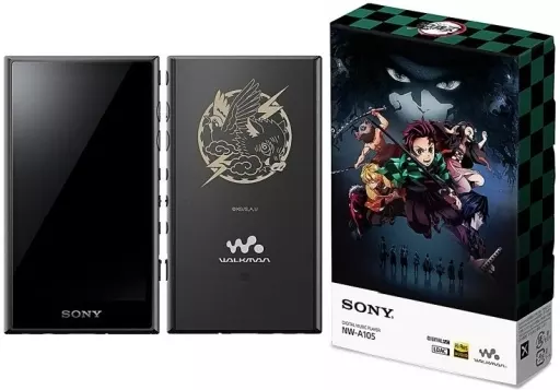 ポータブルオーディオ　ウォークマン 16GB 「鬼滅の刃」コラボレーションモデル 我妻善逸＆嘴平伊之助 (ブラック) [NW-A105/KY/ZI/B]