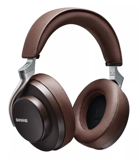 ヘッドフォン　SHURE ワイヤレスノイズキャンセリングヘッドホン AONIC 50 (ブラウン) [SBH2350-BR-J]