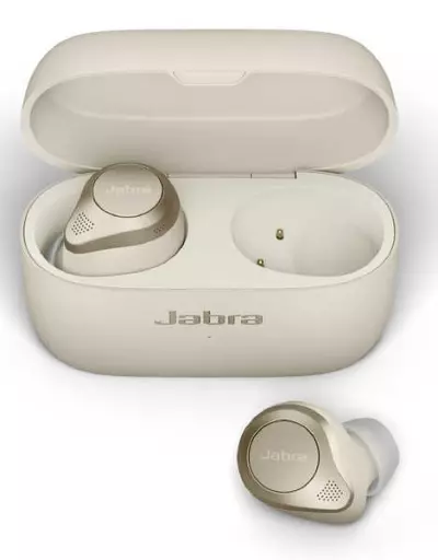 駿河屋 -<中古>Jabra 完全ワイヤレスイヤホン Elite 85t (ゴールド