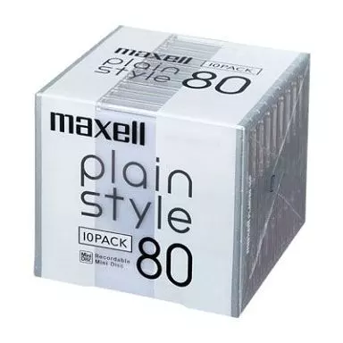 MDディスク　録音用ミニディスク plain style 80分 10PACK [PLMD80.10P]