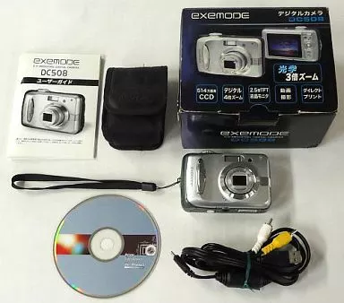 【動作OK・美品】★デジタルカメラ exemode DC508【SDカード付き】 Amazon | EXEMODE 509万画素 CMOSイメージセンサー搭載 SDカード