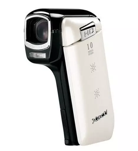 カメラ　サンヨー デジタルムービーカメラ Xacti 1000万画素 (ホワイト) [DMX-CG11(W)]