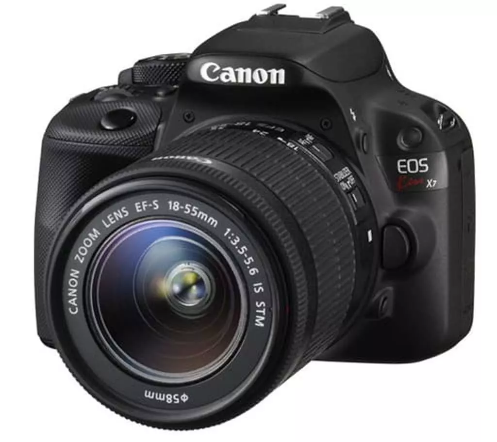 カメラ　Canon デジタル一眼レフカメラ EOS Kiss X7 レンズキット (ブラック) [8574B002](状態：カメラレンズ・インターフェースケーブル欠品)