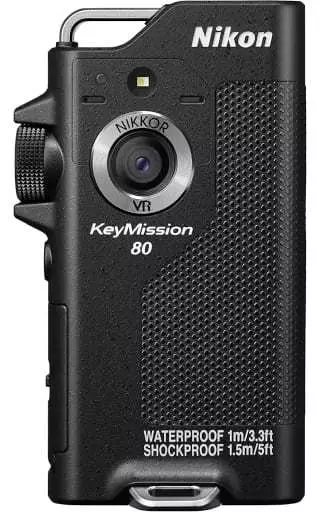 カメラ　Nikon アクションカメラ KeyMission 80 1235万画素 (ブラック) [KM80BK]