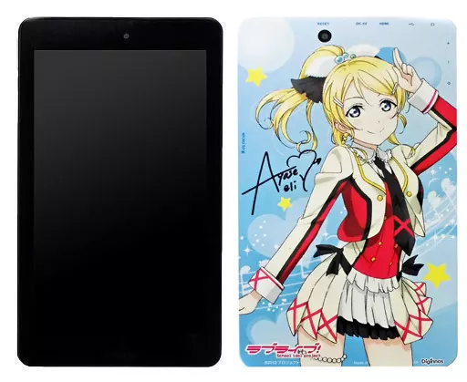 ラブライブ！ Diginnos タブレット 絢瀬絵里モデル 駿河屋 -<中古>Diginnos Tablet DG-D07S/GP ラブライブ!モデル「絢瀬