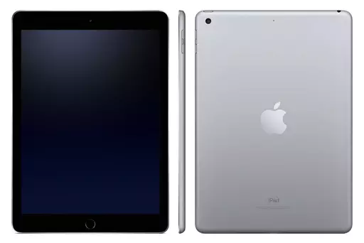 タブレット端末　iPad 第6世代 9.7インチ Wi-Fi 32GB (スペースグレイ) [MR7F2J/A] (状態：本体のみ)
