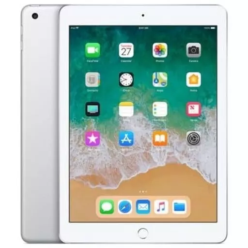 タブレット端末　iPad 第6世代 9.7インチ Wi-Fi+Cellular 32GB (SoftBank/シルバー) [MR6P2J/A](状態：USBケーブル欠品/本体、外箱状態難)