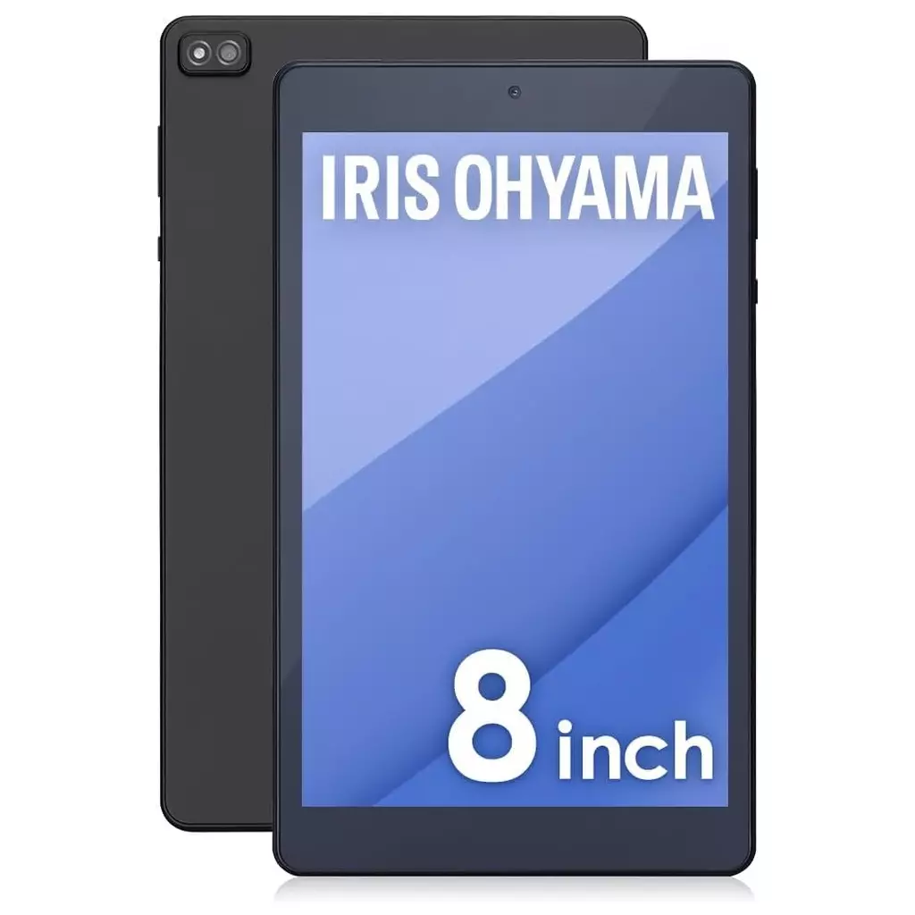 タブレット端末　アイリスオーヤマ 8インチ Androidタブレット 4GB/64GB (ブラック) [TM082M4N2-B]