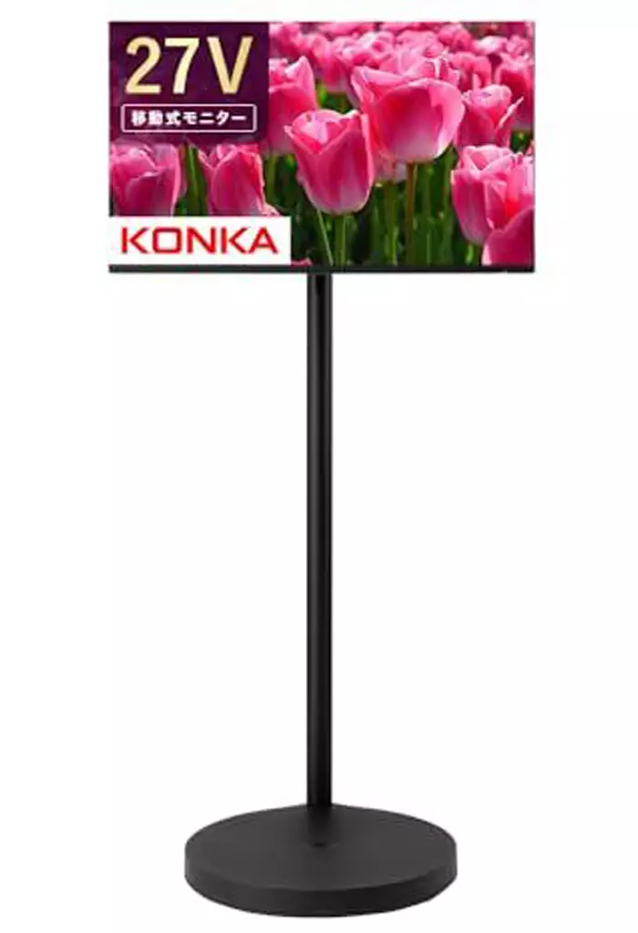 TV　27型移動式スマートディスプレイ KONKA A3Series MOVEVISION タッチスクリーンタイプ (ブラック) [M27S-B]