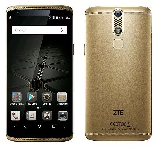 Aランク美品！ZTE★AXON mini B2016 SIMフリーイオンゴールド 駿河屋 -<中古>スマートフォン AXON MINI (simフリー/イオンゴールド