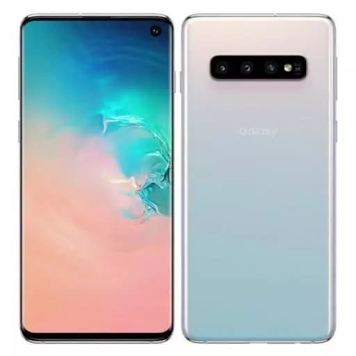 携帯電話　SAMSUNG スマートフォン Galaxy S10 (楽天/プリズムホワイト) [SM-G973C]