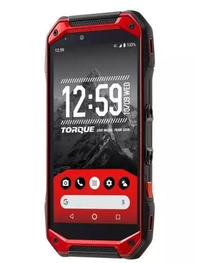 スマートフォン TORQUE G04 KYV46 64GB (レッド) [KYV46SRA](状態：本体状態難)