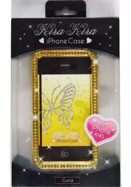 携帯電話アクセサリー　KIRA KIRA iPhone Case for iPhone4/4S (ゴールド) [KK-IPC-4-G]
