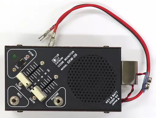 カツミ電機 KATSUMI CW電鍵練習機 コードモニター EKM-2B EKM-2B コードモニター カツミ製・CW練習に KATSUMI オシレーター