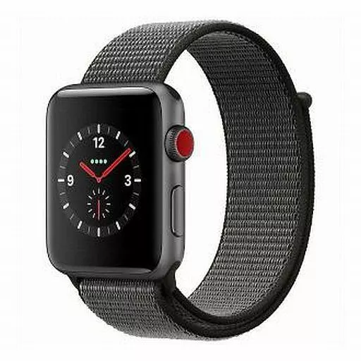 スマートウォッチ　Apple Watch Series3 GPS+Cellularモデル 42mm スペースグレイアルミニウムケースとダークオリーブスポーツループ [MQKR2J/A]