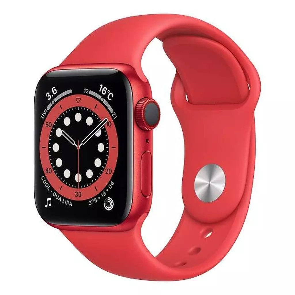 スマートウォッチ　Apple Watch Series6 GPSモデル 40mm((PRODUCT)REDアルミニウムケース/レッド スポーツバンド)