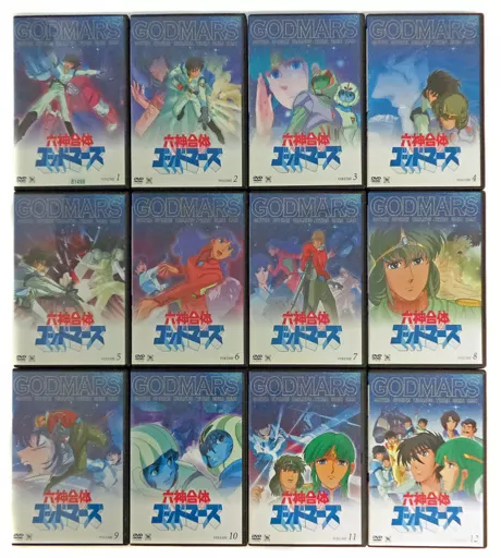 アニメ　レンタルアップDVD　六神合体ゴッドマーズ 単巻全12巻セット