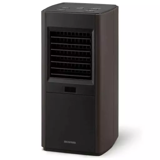 空調家電　アイリスオーヤマ 人感センサー搭載 大風量スリムセラミックヒーター (ブラウン) [ACH-SM12A-T]