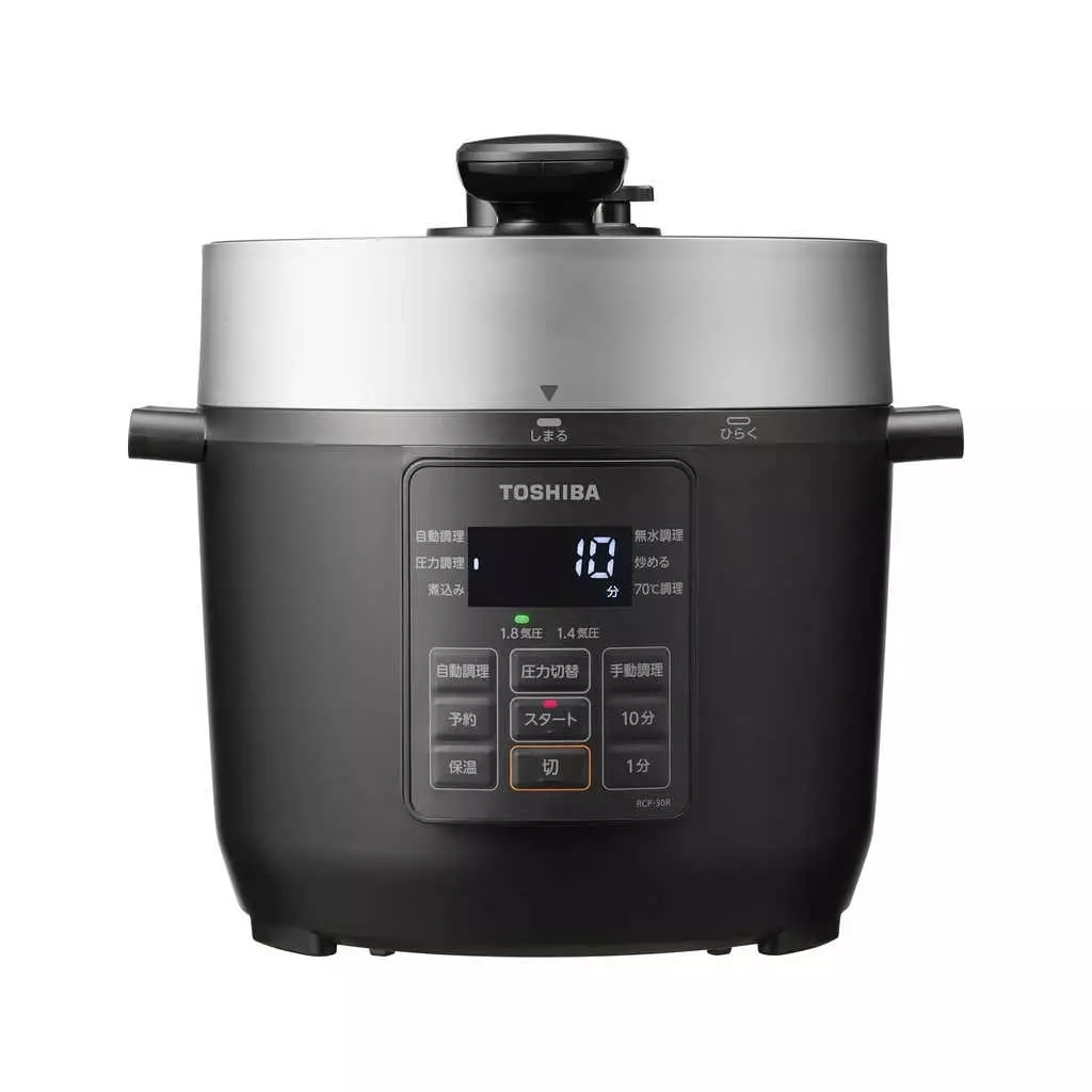 調理家電　東芝 電気圧力鍋 (ブラック) [RCP-30RK]
