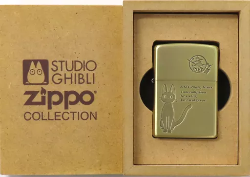 ZIPPO・ライター(キャラクター)　ジジ ZIPPOライター 初期木箱版 「魔女の宅急便」