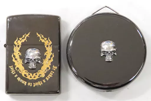 ZIPPO・ライター　it takes a thief to know a thief スカルデザイン Zippoライター(灰皿付き) 駿河屋 -<中古>it takes a thief to know a thief スカル