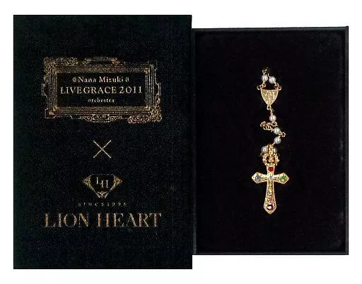 水樹奈々 ロザリオネックレス ゴールド 1円～ 水樹奈々 LIVE GRACE 2011 ロザリオネックレス GOLD LION HEART