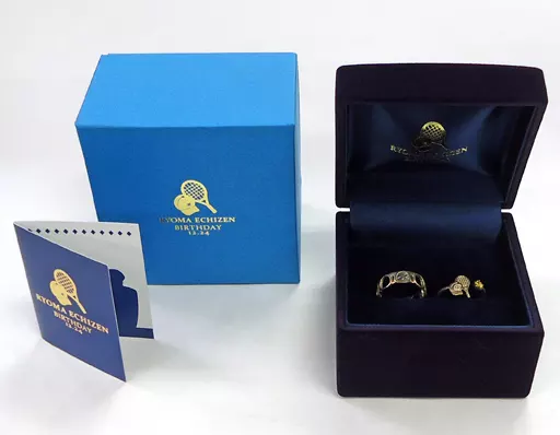 テニスの王子様　バースデー　チャーム　指輪　越前リョーマ　未開封 TAKE-UP：新商品情報が到着！【越前リョーマバースデー記念リング