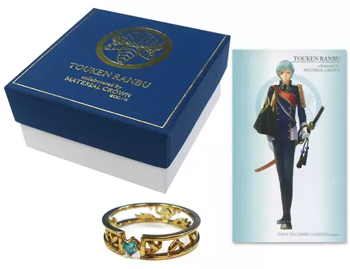 銀製品・指輪・アクセサリー(キャラクター)　一期一振 イメージリング 9号 Silver925×CZ製 「刀剣乱舞-ONLINE-×MATERIAL CROWN」 刀剣乱舞-ONLINE-× MATERIAL CROWN │ MATERIAL CROWN
