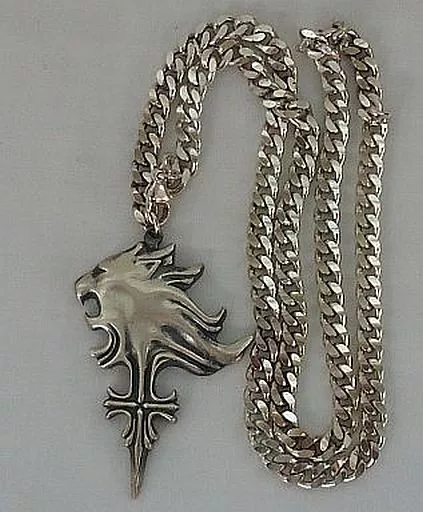 スリーピング・ライオンハート シルバーネックレス 「ファイナルファンタジーVIII」