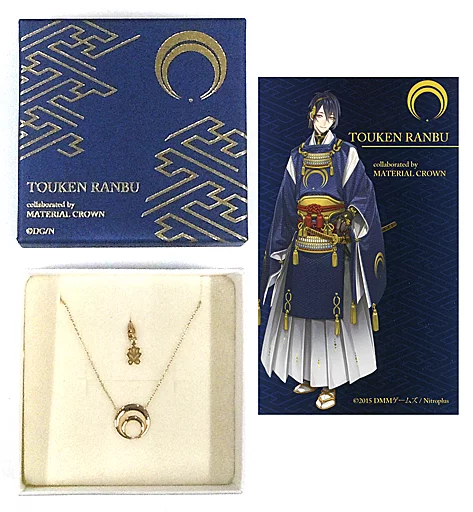 駿河屋 -<中古>三日月宗近 イメージネックレス K10製 Sサイズ