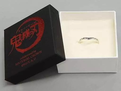 銀製品・指輪・アクセサリー(キャラクター)　伊黒小芭内 イメージリング弐 13号 「鬼滅の刃×MATERIAL CROWN」