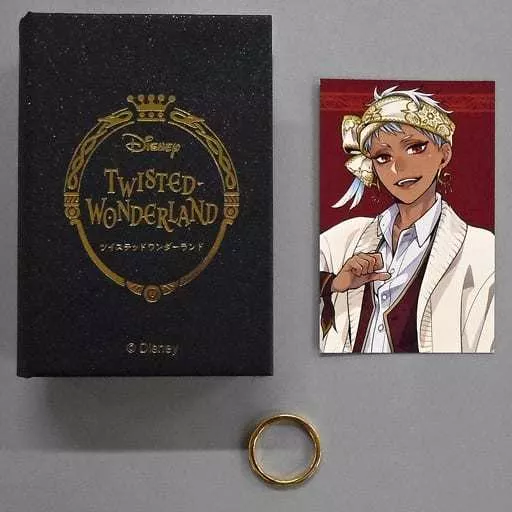 銀製品・指輪・アクセサリー(キャラクター)　カリム・アルアジーム フラットシルバーリング 7号 「ディズニー ツイステッドワンダーランド」
