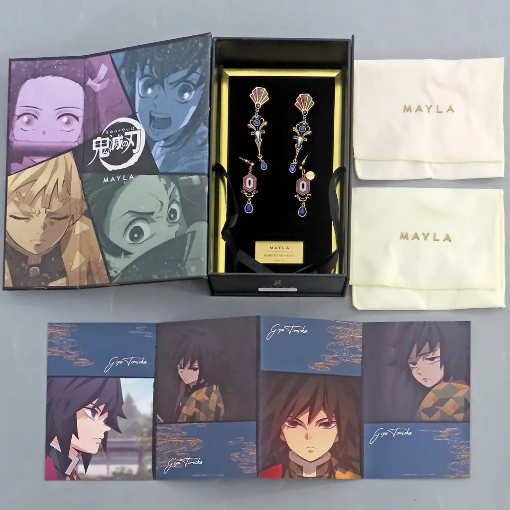 冨岡義勇 アイコニックイヤオブジェ ピアス ～コンプリートセット～ 「鬼滅の刃×Produced by MAYLA」