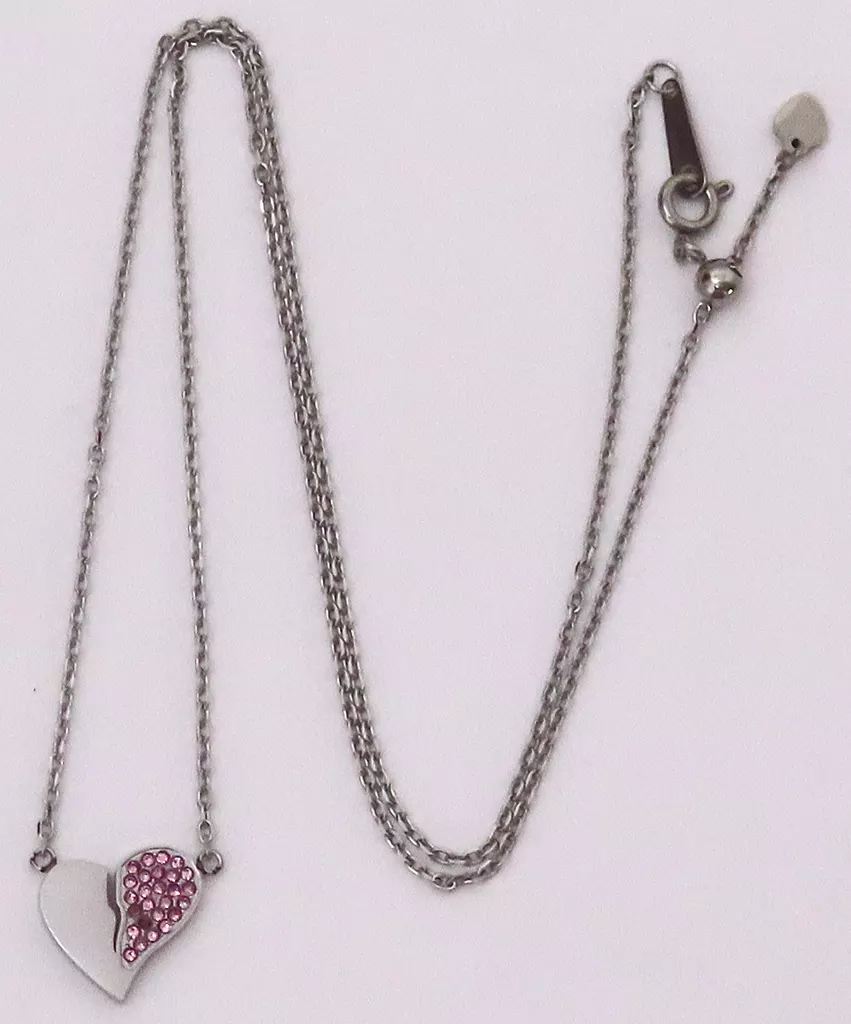 銀製品・指輪・アクセサリー　岩橋玄樹 Separate Heart Necklace Silver(ネックレス) 「TwO hundRED」