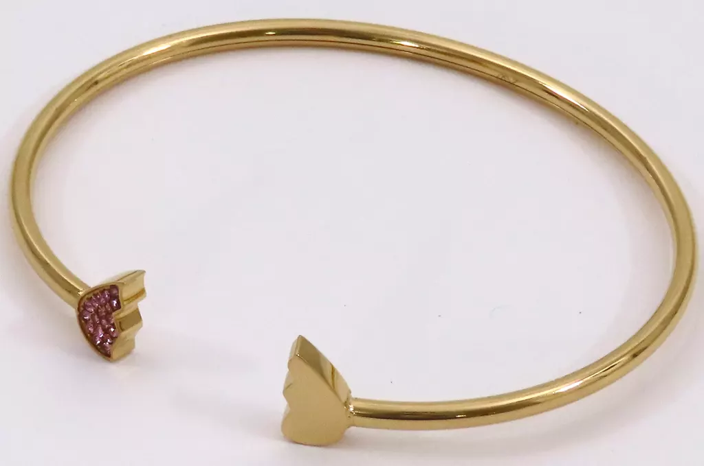 銀製品・指輪・アクセサリー　岩橋玄樹 Separate Heart Bangle Gold(バングル) 「TwO hundRED」