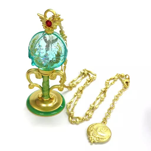 スタリオン・レーヴネックレス(30周年仕様) 「Q-pot.×美少女戦士セーラームーン 第8弾」(箱・ジャケット・ケース不備(中))