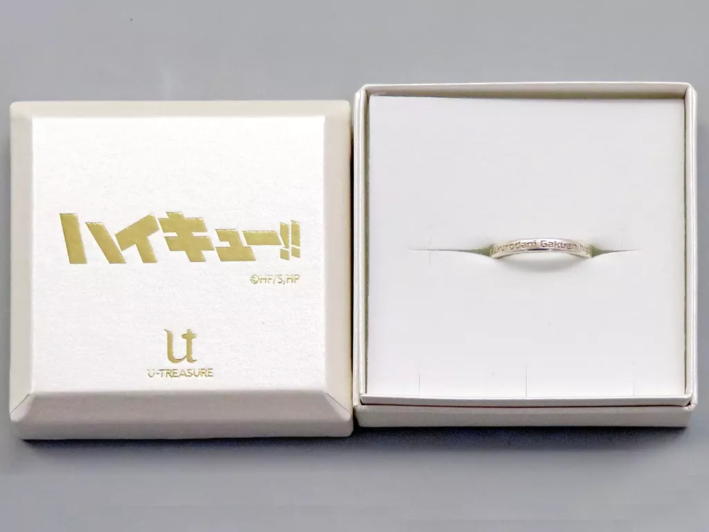 銀製品・指輪・アクセサリー　木兎光太郎(“その瞬間”が有るか、無いかだ) 名言リング 第三弾 10号 「ハイキュー!!×U-TREASURE」