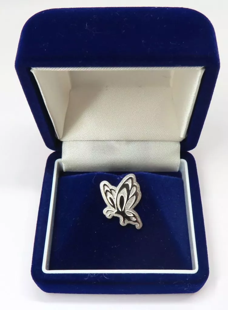 Summer Pockets　七影蝶ラペルピン　未開封 駿河屋 -<中古>七影蝶 ラペルピン 「Summer Pockets REFLECTION BLUE