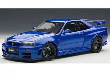 ミニカー　1/18 ニスモ R34 GT-R Z-tune (ベイサイドブルー) [77354]
