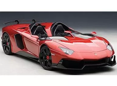 ミニカー　1/18 ランボルギーニ アヴェンタドール J(メタリックレッド) 「シグネチャーシリーズ」 [74673]